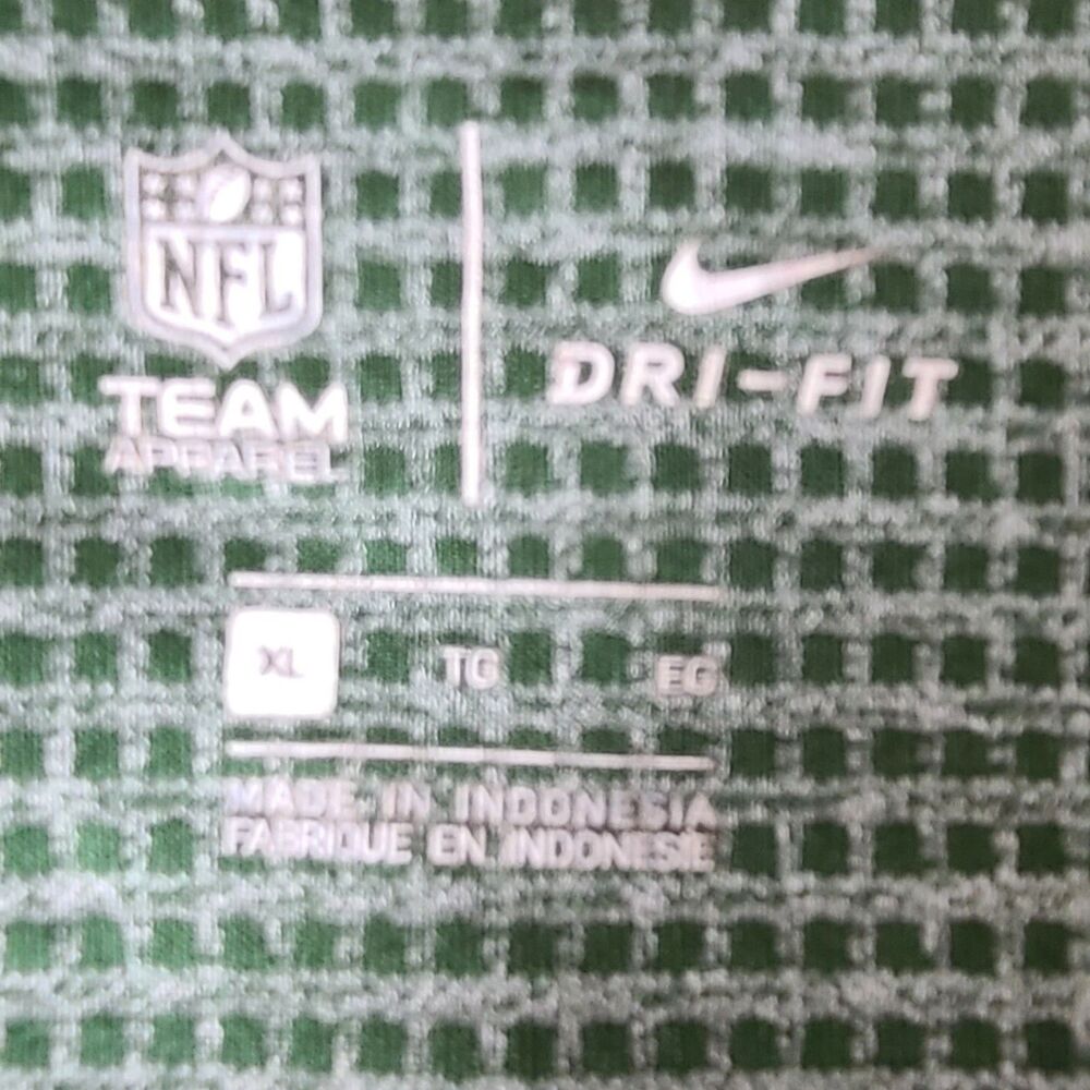 Nike Dri-FIT Green Bay Packers Long Sleeve Shirt Mens XL NFL Team Apparel Green - Picture 4 of 4